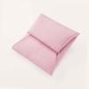 Portamonete COGURE, Vera Pelle di Vitello Ristretta, Bifold, Unisex, Confezionato in Scatola Regalo, COPECP, Rosa e Bianco