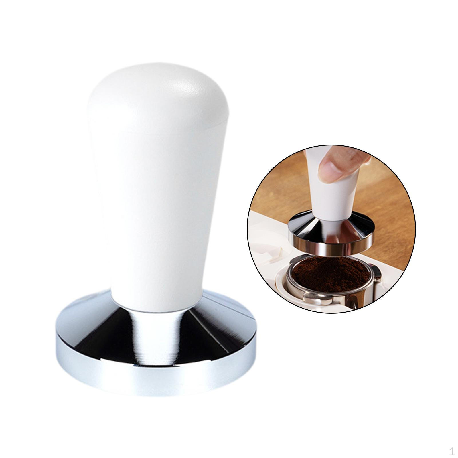 

Распределитель темпера кофе Инструмент бариста Распределение порошка Волнистая база Портативный для 51mm белый