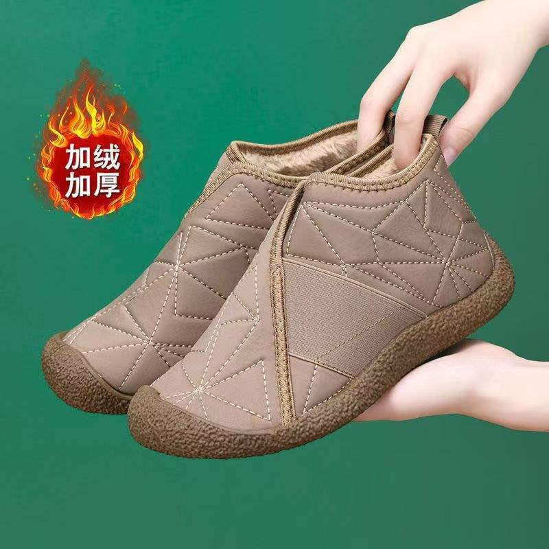 

Теплые хлопковые ботинки зима новые мягкая подошва нескользящие модные ботинки на толстой высокой платформе легкие повседневные модные зимние ботинки 41