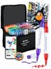 Acrylic Marker Pens with Free for Writing On and Perfect for Handmade Art and Gifts 120-Color Set, Water-Based App, Non-Toxic, Waterproof,