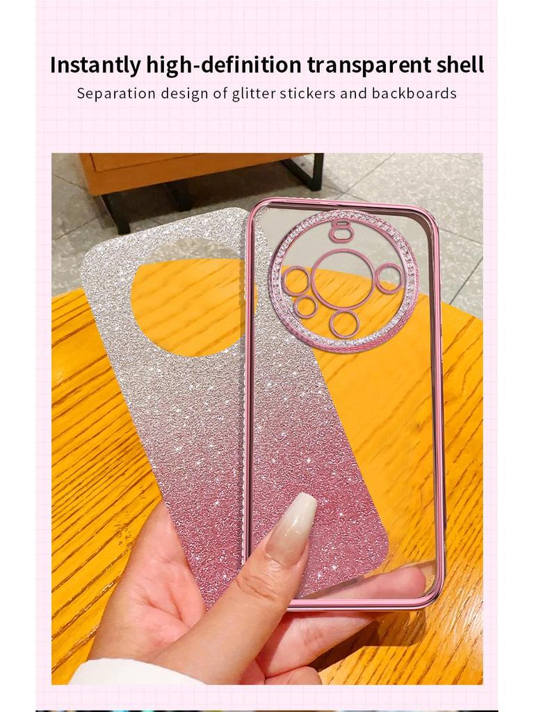 Applicable Tecno Spark Go 2024 Glitter Rhinestone Protective Case for Smart9 Hot40i Phone
