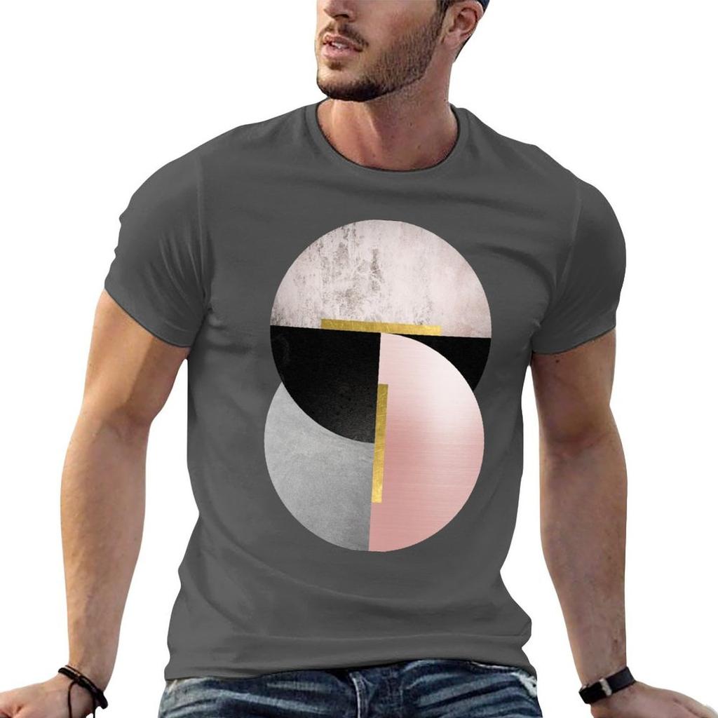 Geometric Art Deco No 2 Tshirt Comfortable Basic Crew Neck Tee