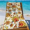 Art Russian Khokhloma Towel Sports Quick Dry Travel Camping Gear Sandproof Soft Light Large Beach Towel