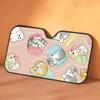 Funny Cat Mofusand Car Sunshade: Front Windshield Sun Protector