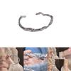 Sophisticated Blue Wave Bracelet For Women Trendy Geometric Design In High-end Alloy