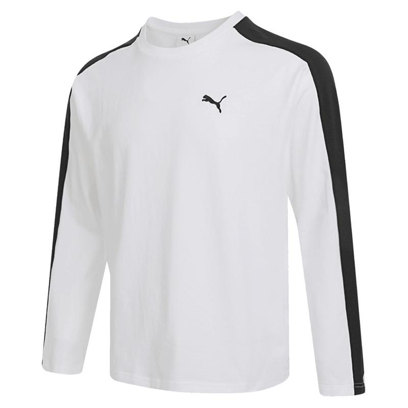 

Puma Prime Retro T7 Long Sleeve Tee Men Tops 634785-02 M