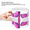 300Pcs Long UV Gel Nail Forms Self Adhesive Nail Art Extension Sticker Manicure Accessory