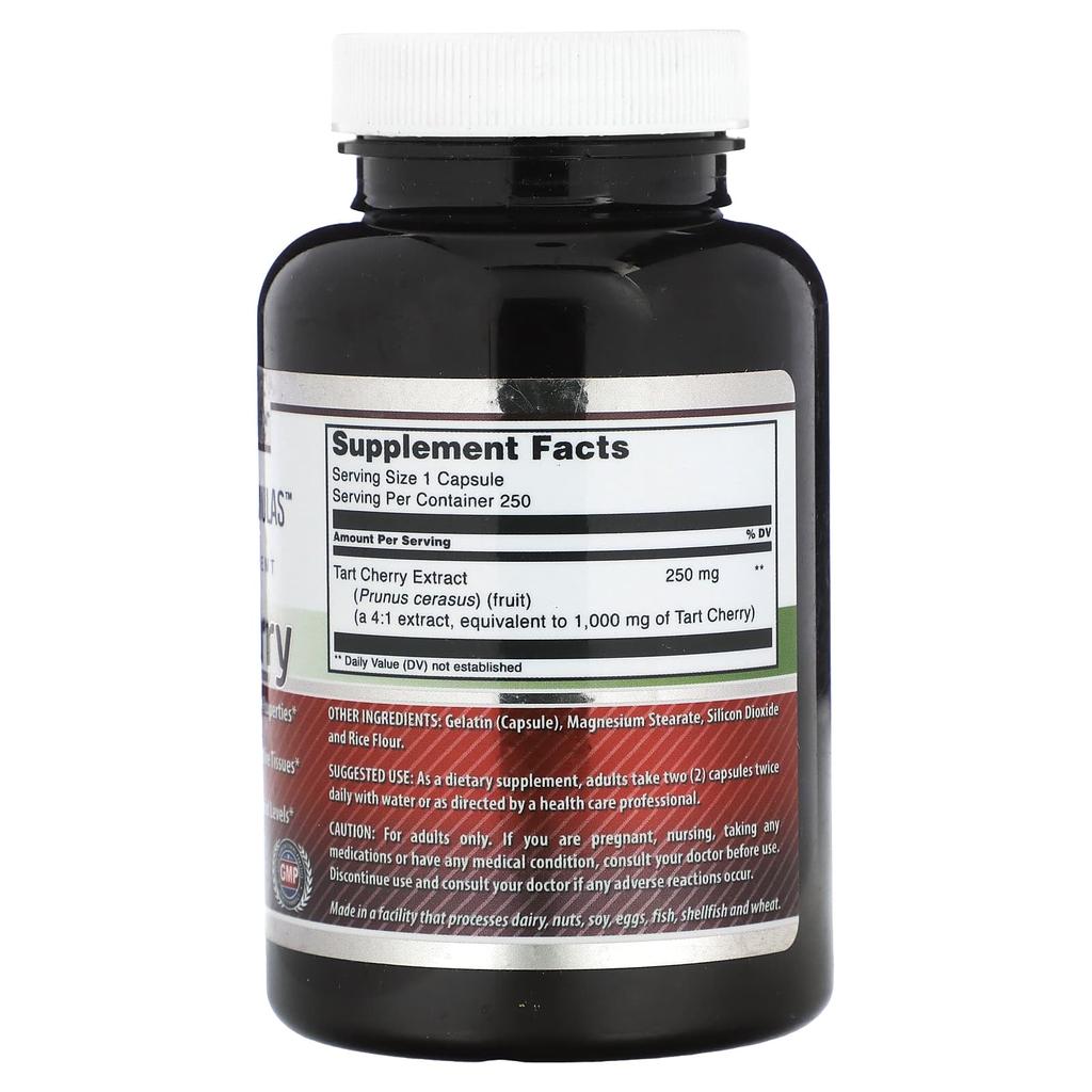 Tart Cherry, 1,000Mg, 250 Capsules
