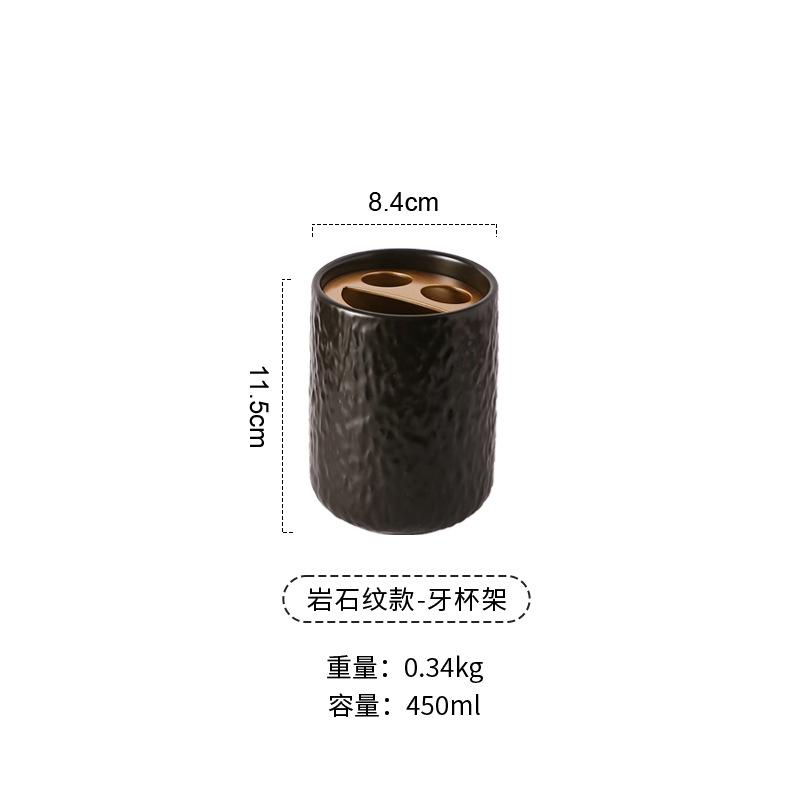 Creative Ceramic Toothbrush Holder Rinse Cup Bathroom Accessories Home Ceramic Rinse Cup Toothbrush Holder Hotel Home Decoration