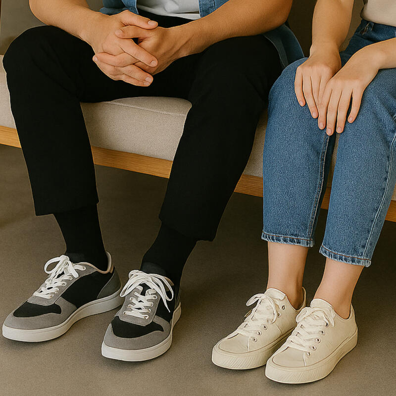 1 Pair of Domestically Produced J1 Men's Comfortable, Non-compression Mid-calf Socks