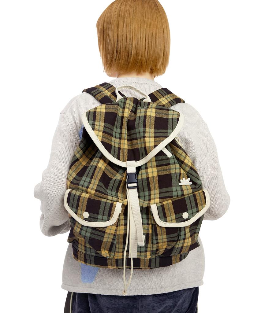 Sunlovetour Flannel Explorer Daypack Yellow
