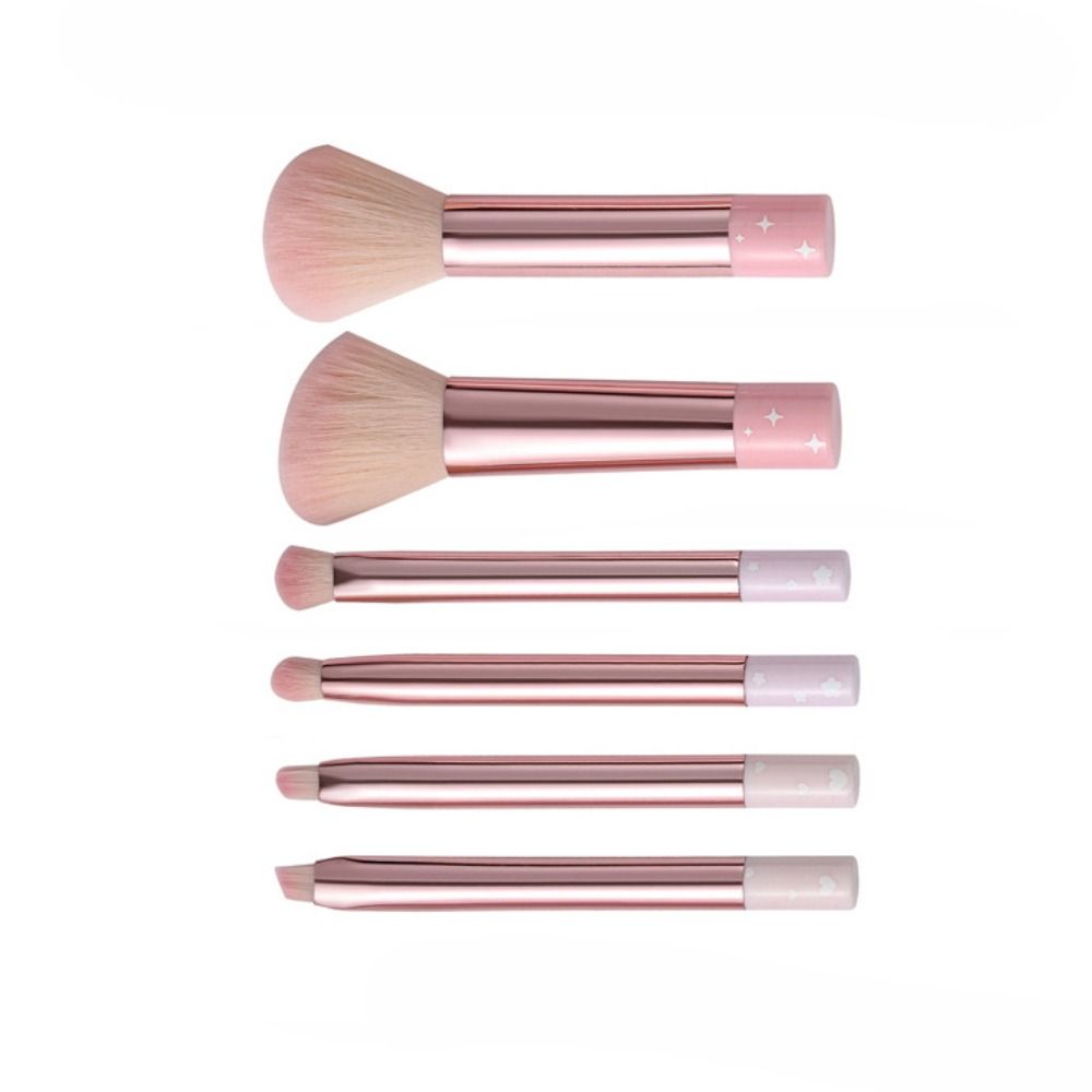 6pcs Soft Eyeshadow Powder Brush Cosmetic Tool Cosmetic Brush Set Fashion Makeup Brushes Set Travel