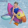 Intex 57288 Double Flamingo Adult Inflatable Swimming Ring - Thick Oversized Floating Bed for Kids & Adults