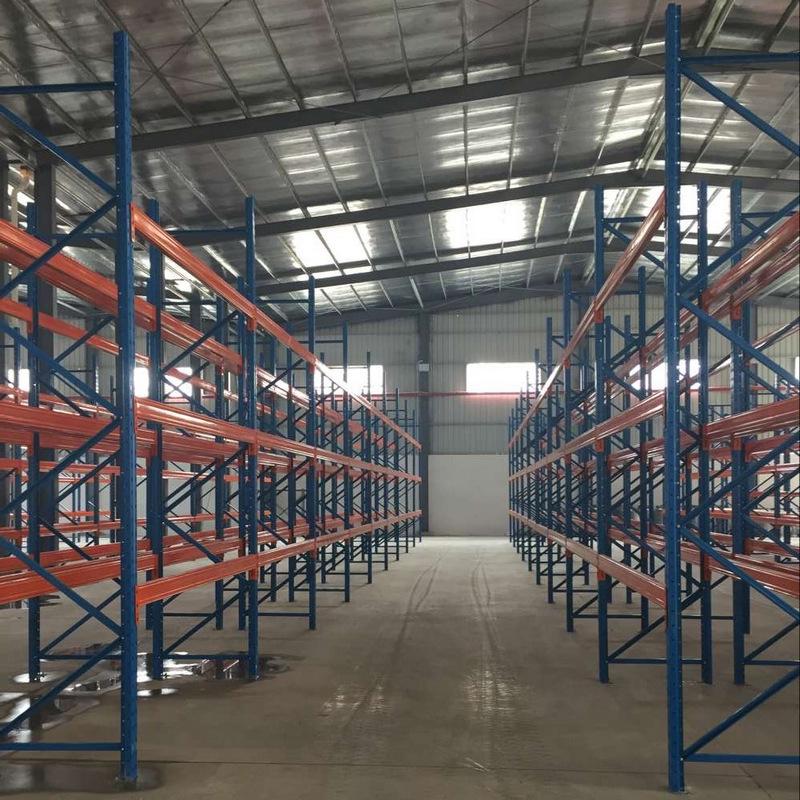 Heavy-Duty Detachable Storage Shelves for Warehouse