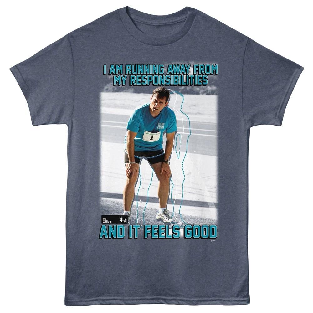 The Office TV Show Michael Running Away From Resposibilities Men s T shirt M