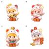 Eye-catching Vivid Expressions Decorative Fine Texture Cat Sculpture Desktop Statue Figurine Gift Office Supplies