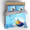 Colorful Guitar Art Decor Set Multiple Sizes Kid'S And Adults' Bedroom Exquisite 3Pc Bedding Set, Gift