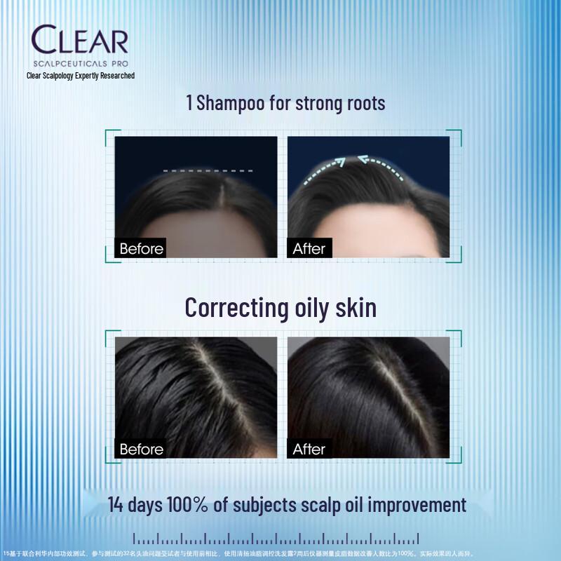 CLEAR Scalpology Oil Control Shampoo