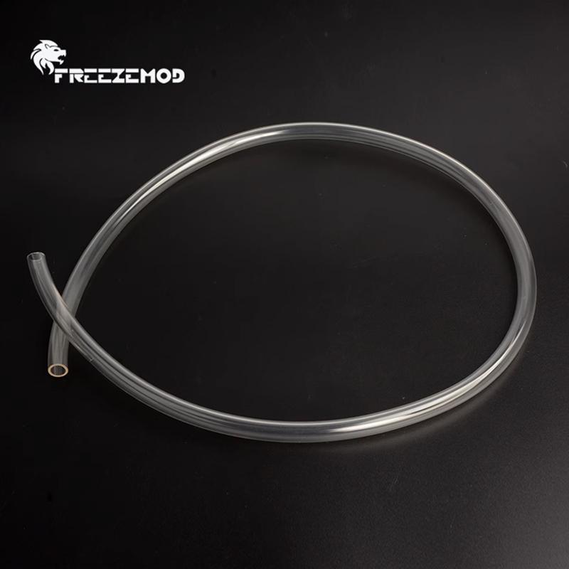 FREEZEMOD PVC Soft Water Pipe 10*13mm/10*16mm Transparent 3/8   Flexible Tubing 1000mmX1,Water Cooling Novice Friendly, CO0128 10X13mm-transparent