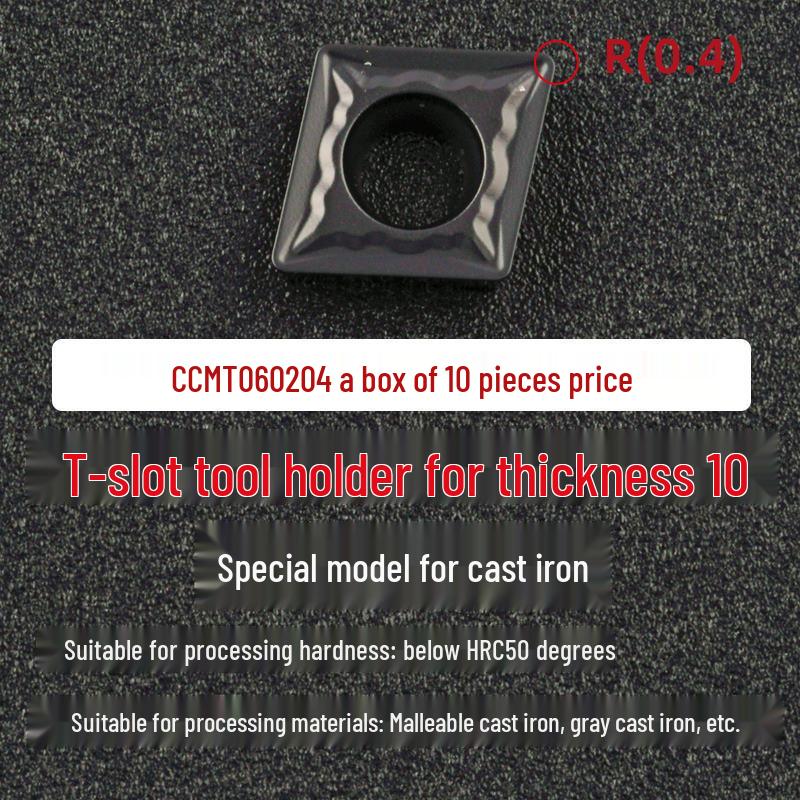 CNC T-Slot Milling Cutter with HTS Three-Sided Blade, Shank Thickness: 6, 8, 10, 12 Mm