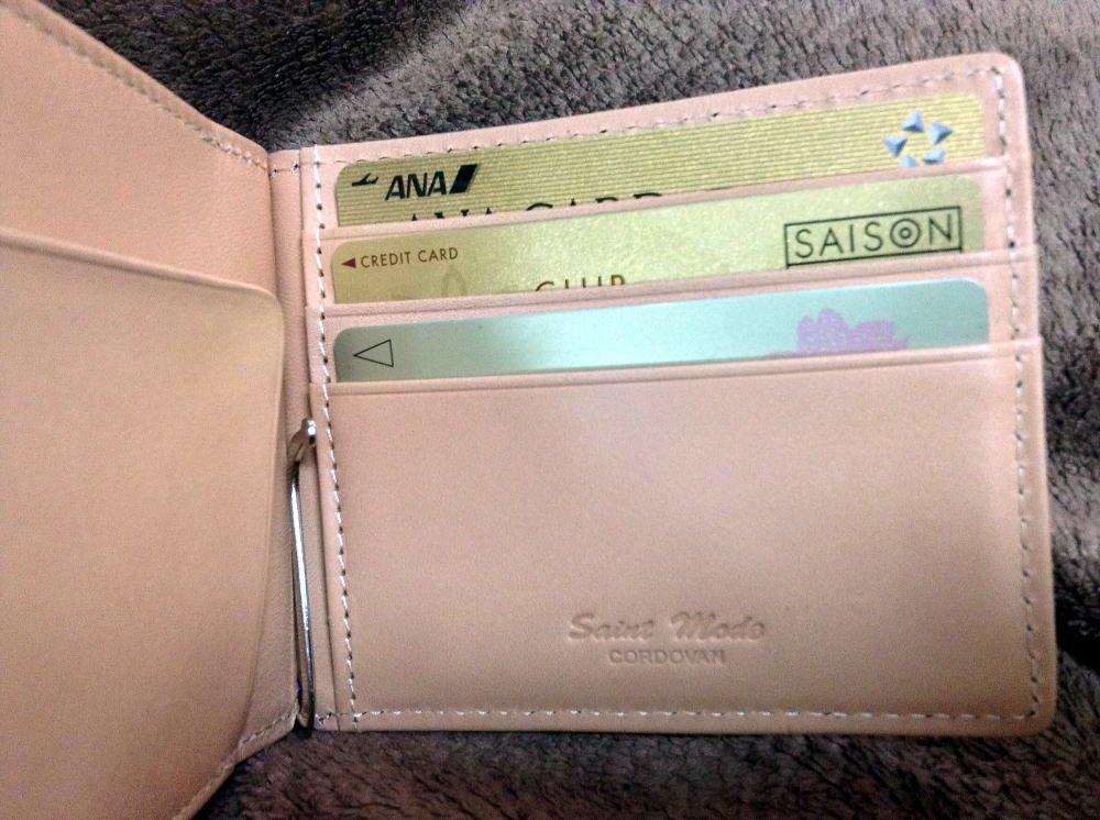 Saint Mode Cordovan (Horse Butt Leather) and Genuine Tan Leather Money Clip with Coin Purse (Chocolate and Gold Brown)