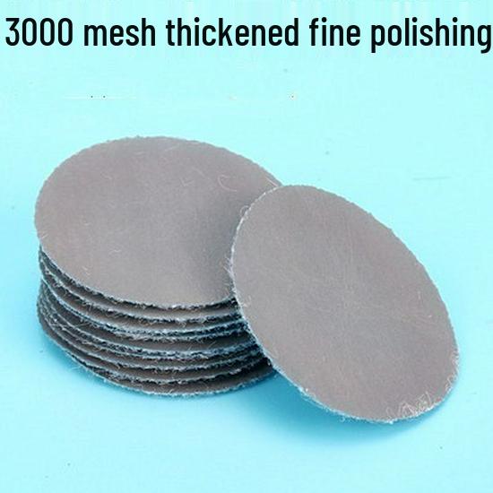5-Inch Self-Adhesive Flocked Sandpaper Discs for Pneumatic Grinder - Perfect for Sanding, Polishing, and Woodworking Furniture.