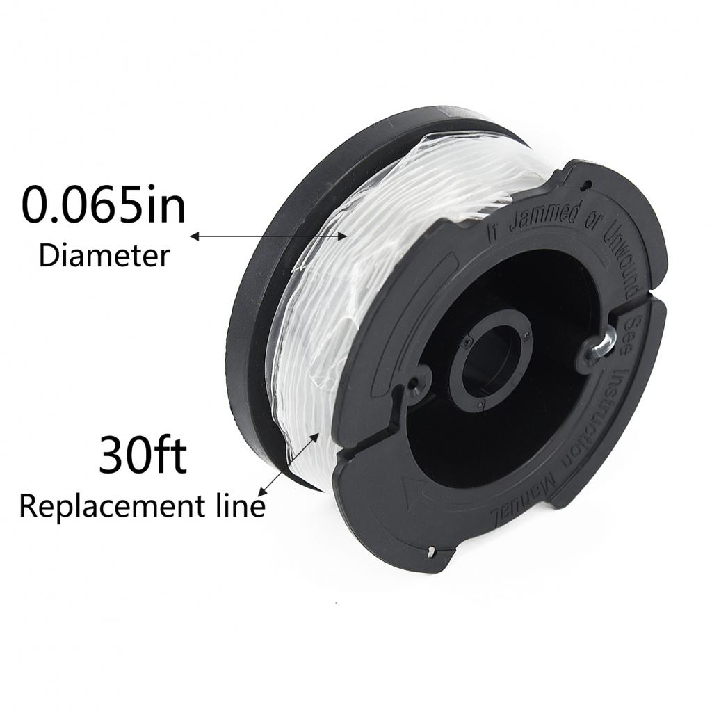 Wire Trimmer Replacement Spool 30Ft 0.065 Inch Linear Trimmer Line Reel R2R3