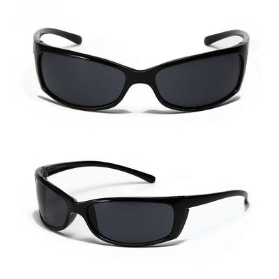 Women Men UV400 Eyeglasses Wrap Around Sunglasses Sport Shades Sun Glasses Y2K Sunglasses