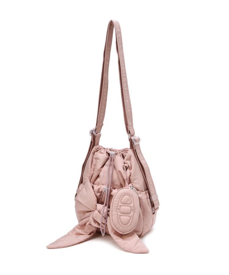 Athe Vanessabruno [Ruban] Pink Ribbon Petite Backpack And Shoulder Bag Mini Aaba6E941P2