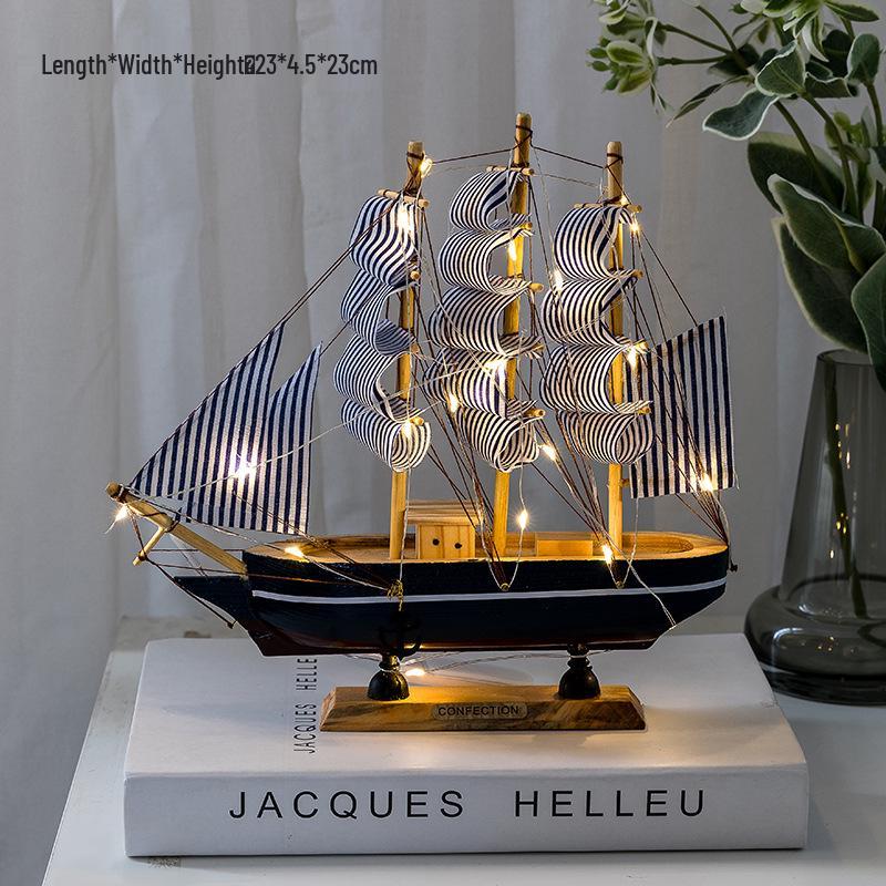 Sailboat Ornament: Creative Home Décor for Living Room, Wine Cabinet, Graduation Gift, or Office Desktop