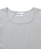 Michikoleondeonkosino Curve Square Neck Top Melange