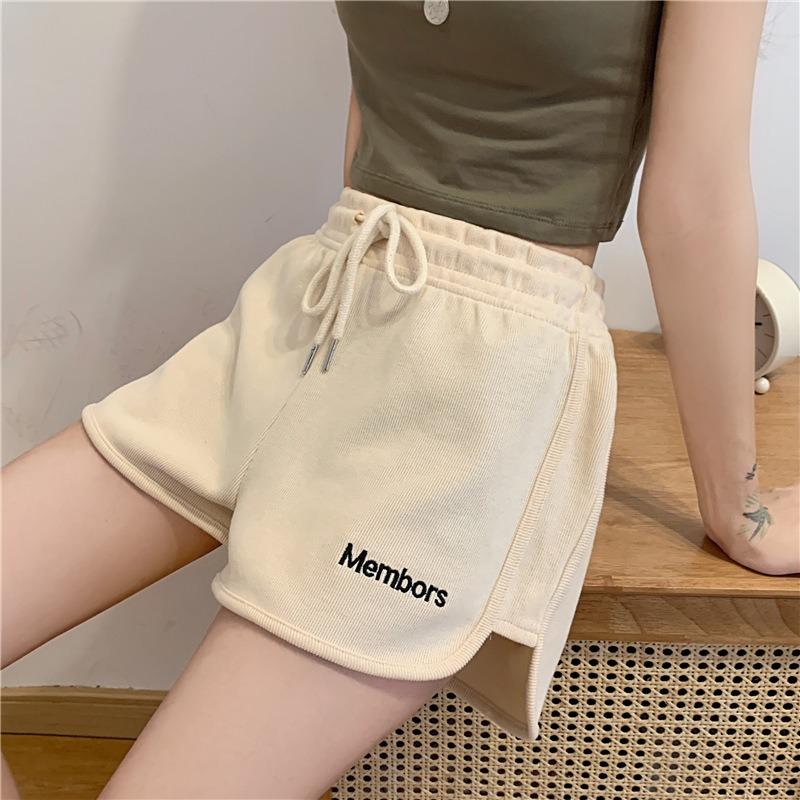 High Waist Shorts Women Summer Loose Slim Casual Wear Sports Black Wide Legs High Waist Home Pajama Pants