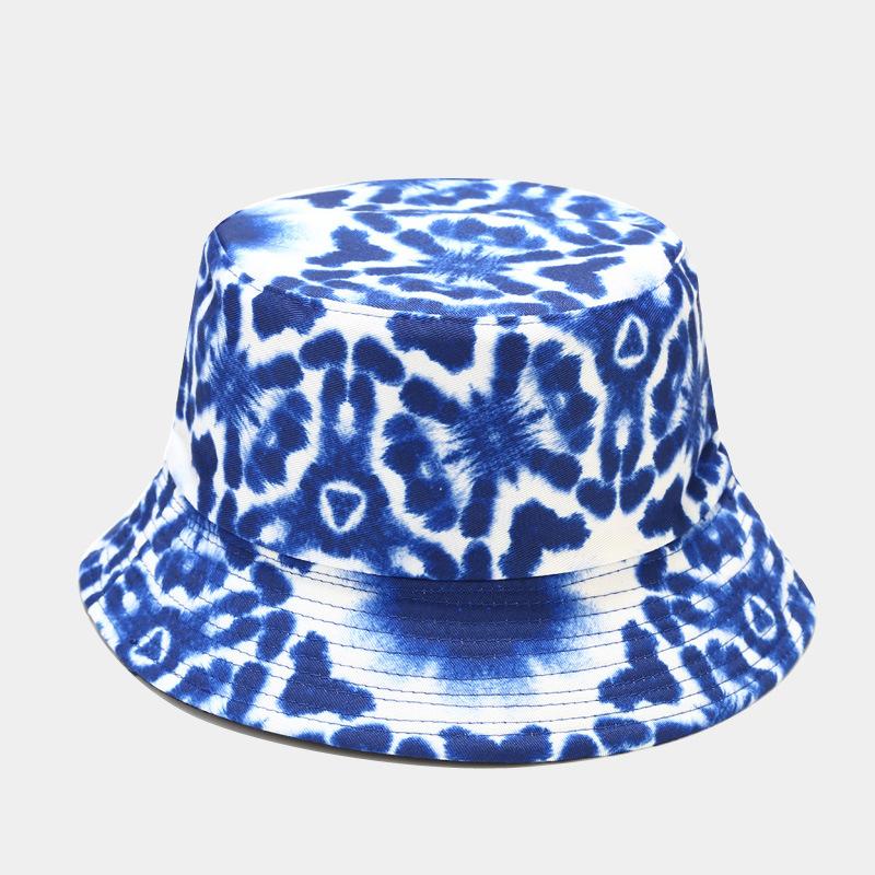 fashion plant printing pattern fisherman hat spring and summer outdoor sun protection fisherman cap unises fishing caps