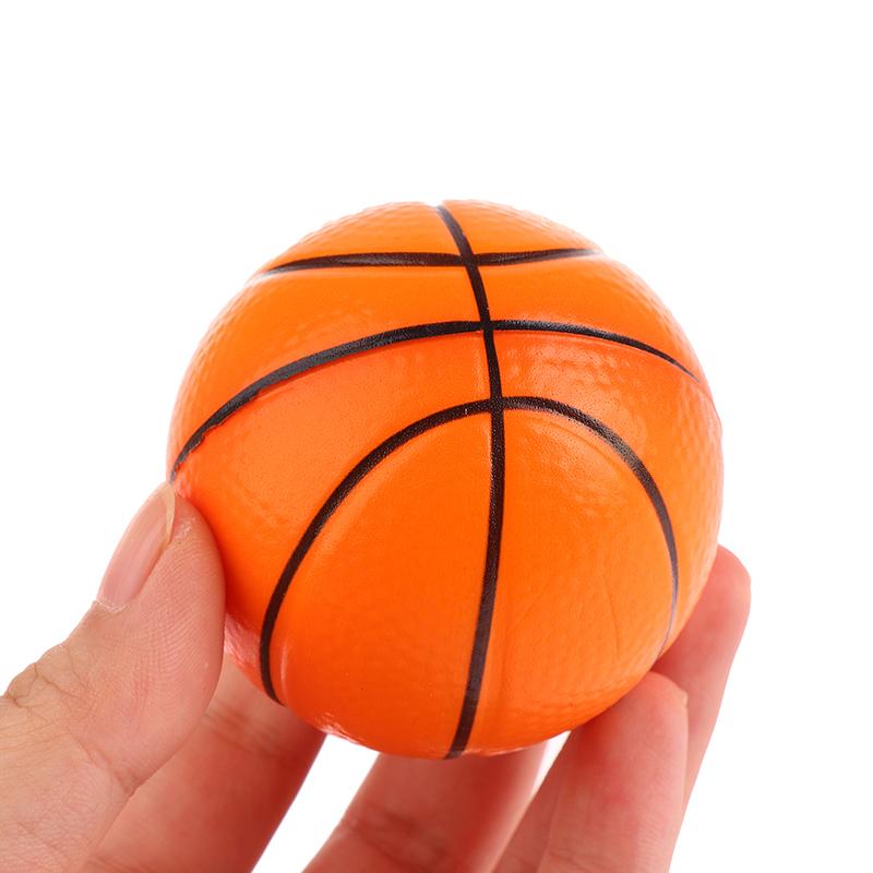 2Pcs Squeeze Toy Ball Football Pu Soft Foam Sponge Stress Relief Baseball Toys For Kids Children Wrist Training Balls