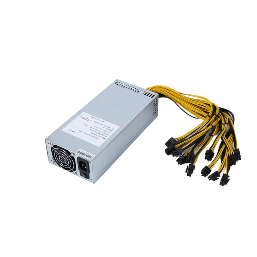 1800W PSU Mining Power Supply Module For Computer  GPU 10x6PIN 180V - 240V