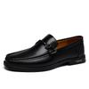 Fashion Luxury Trendy Men Casual Shoes Genuine Leather Loafers Summer Driving Shoes Breathable Man Soft Slip on Footwear Business Shoes