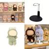 3/6Pcs Action Figure Stand Plastic Iron Doll Display Rack Doll Bracket Support Dolls Prop Up Stand for Skull Panda Bear Dolls Toy