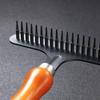 Wooden Pet Deshedding Tool for Long And Short Hair Dog And Cat Undercoat Rake - Grooming Brush for Dogs And Cats