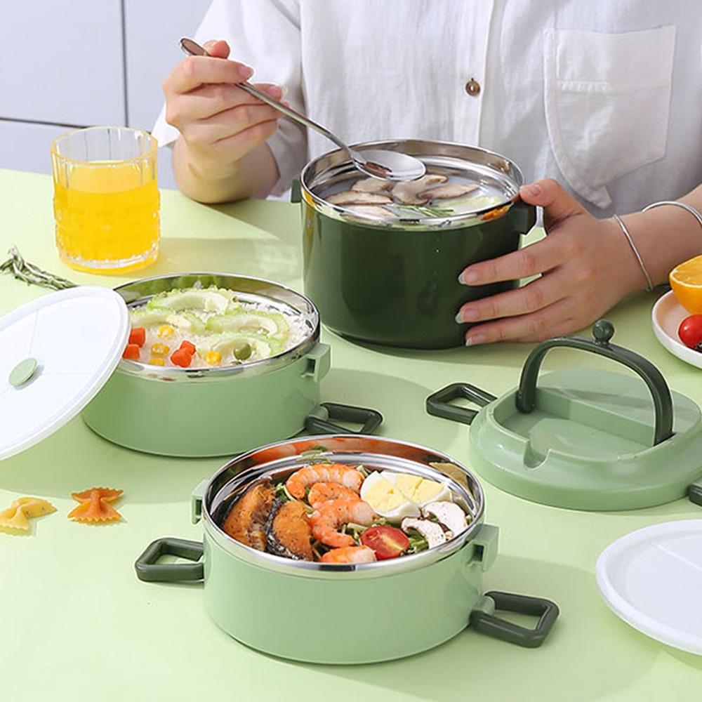 Stainless Steel 304 Insulated Lunch Box Food Storage Container  For Picnic