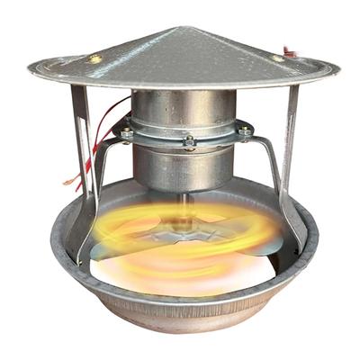 Metal 40 W Flue Fan Chimney Ventilation Exhaust Fan for Smoke Removal Compatible with Fireplaces Ovens Boilers