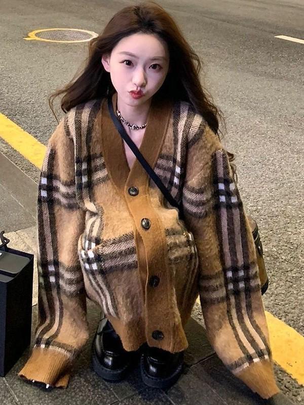 Women's 2026 Autumn/Winter Loose Knit Cardigan