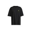 Drop Shoulder Sleeve T Shirt Women's Black (Unisex) T-Shirts H20412