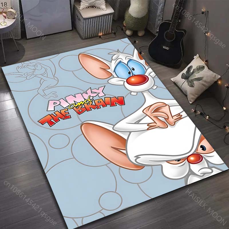 Classic Cartoon Two Funny Mice Print Carpet for Living Room Bedroom Sofa Doormat Decor Sofa Area Rug Non-slip Floor Mat