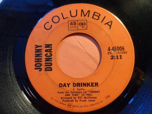 

7inch Record JOHNNY DUNCAN Window Number Five 445006 Columbia 1969 Canada CountryFolk Used