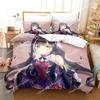 Anime Princess Connect ReDive Bedding Set Boys Girls Twin Queen Size Duvet Cover Pillowcase Bed Kids Adult Home Textileextile