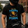 I Don't Need Relax, I Just Need Fishing Graphic Moto T-Shirt Cotton Men Summer TShirts Casual S