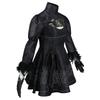 Big Size Yorha 2B Cosplay Costume Black Leotard Dress 2B Full Set Halloween Shojou Magical Girl Outfits Wig Gloves Eyemask Socks