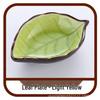Creative Japanese Leaf Design Ceramic Plate for Soy Sauce, Vinegar, and Snacks