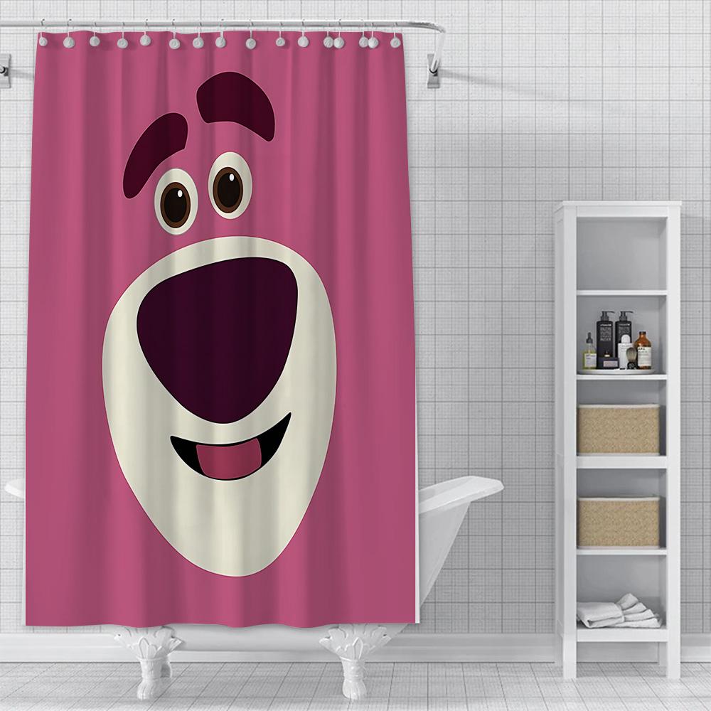 

Душ Милый Розовый Лотсо Занавеска Водонепроницаемая Полиэстеровая Ткань Краска Красочные Занавески для Ванной Комнаты Домашний Декор для Ванной Комнаты С Крючком YL90x180cm