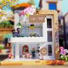 Miniature Street View Flowers House Building Blocks Mini Bricks Educational Toys DIY Ornaments Gifts Set